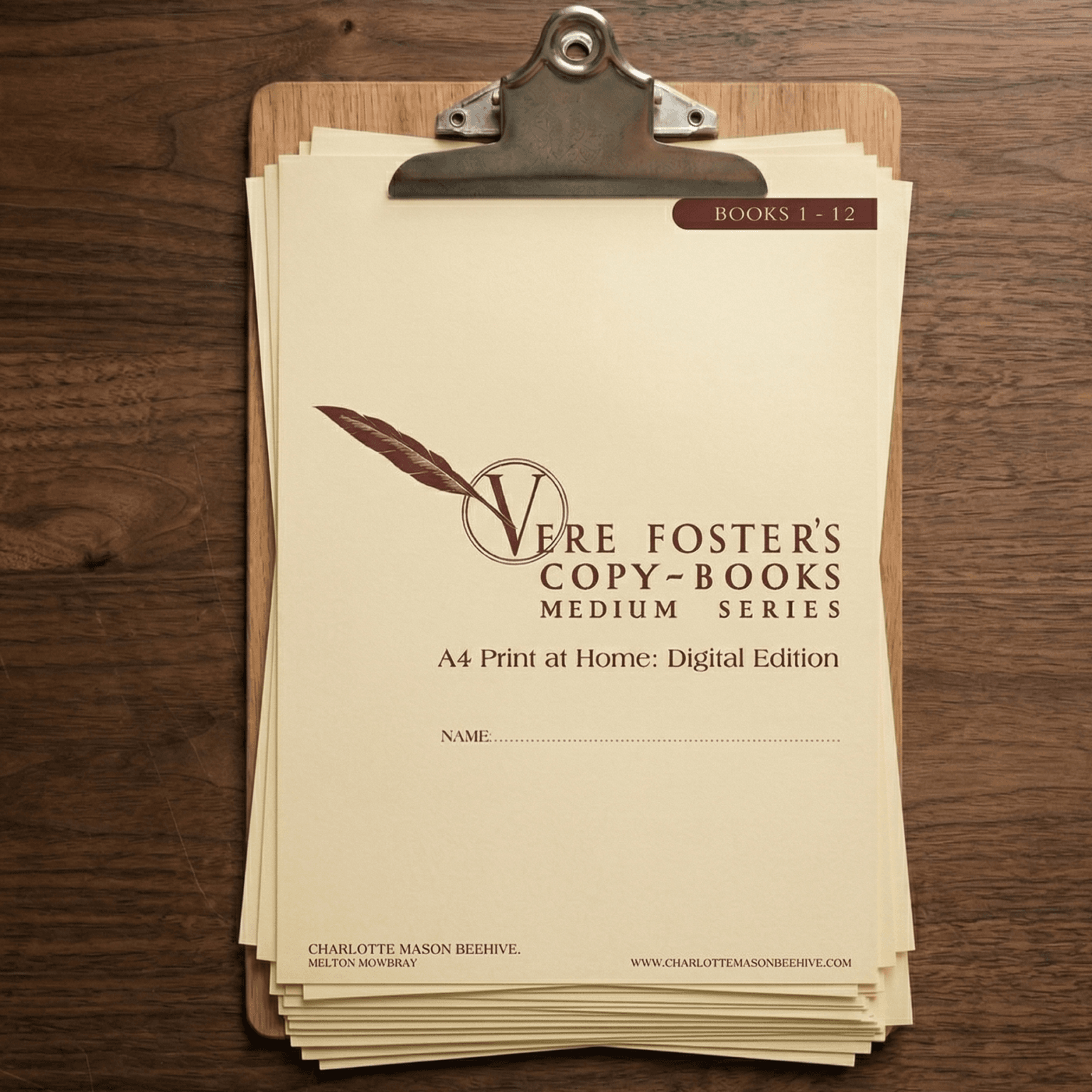 Vere Foster’s Copy-Books Complete Set, Books 1 — 12 (Digital version ...