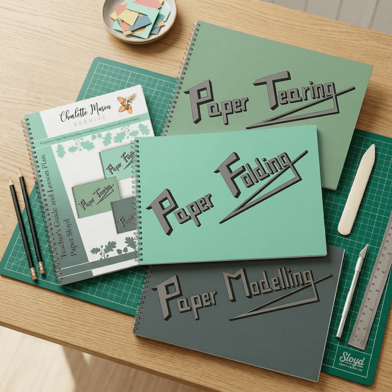 A Course in Paper Sloyd Complete Curriculum Book Bundle