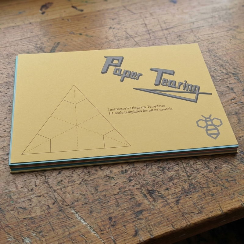 Paper Tearing Instructor's Diagram Templates