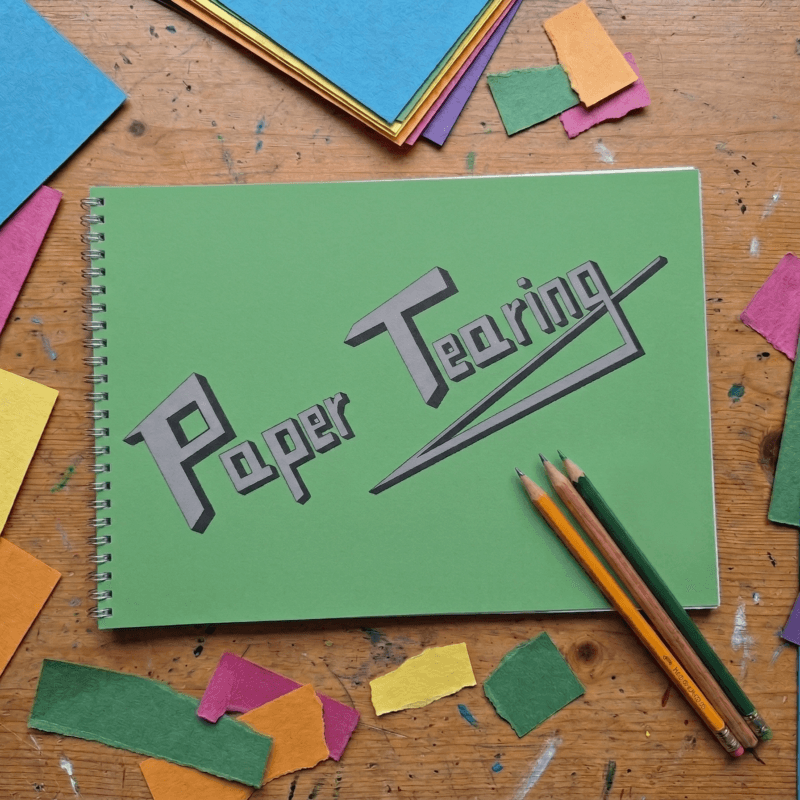 Paper Tearing (A Course in Paper Sloyd, Book II), by H. G. Paterson