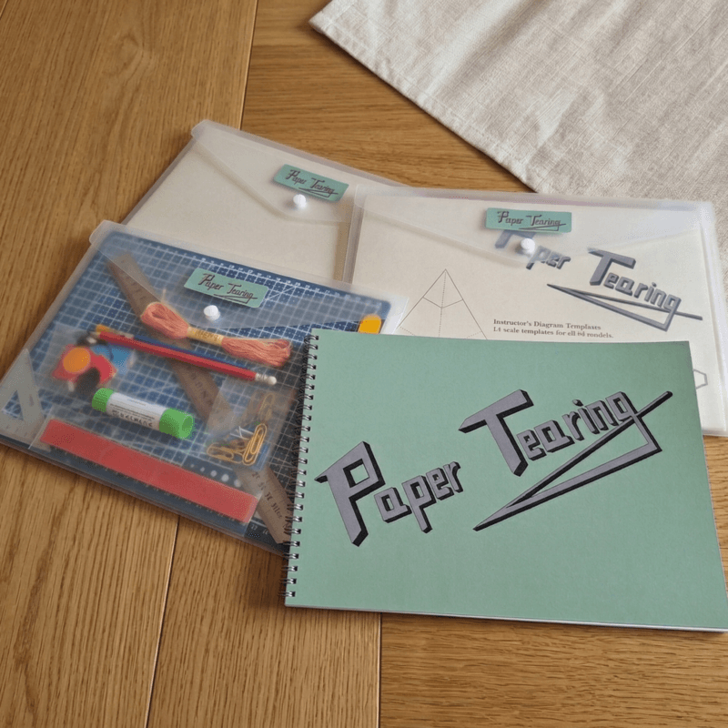 Paper Tearing Book and Materials Supply Pack Bundle (Premium)